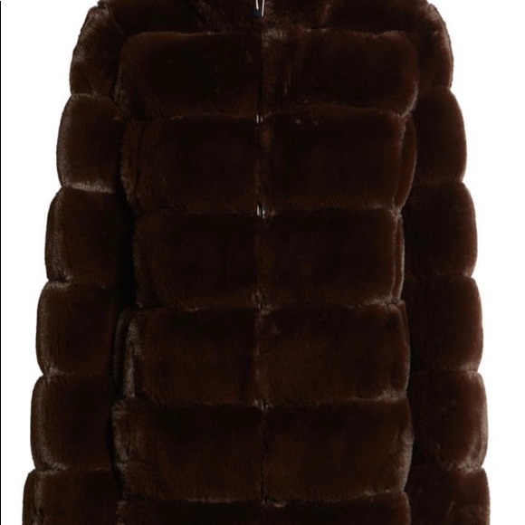 VIA SPIGA NWT Eggplant Faux Fur Reversible Jacket - Picture 3 of 11